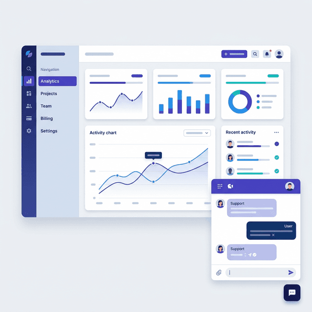 SaaS Companies solution illustration