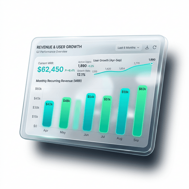 Analytics Dashboard Card